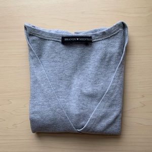 Brandy Melville Gray Amara Top